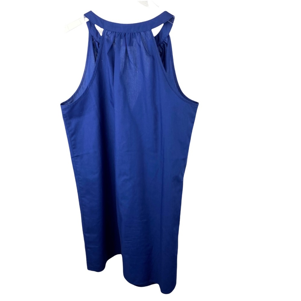Vineyard Vines Blue Halter Sleeveless Tunic Sleeveless Dress Size Small - Picture 4 of 5